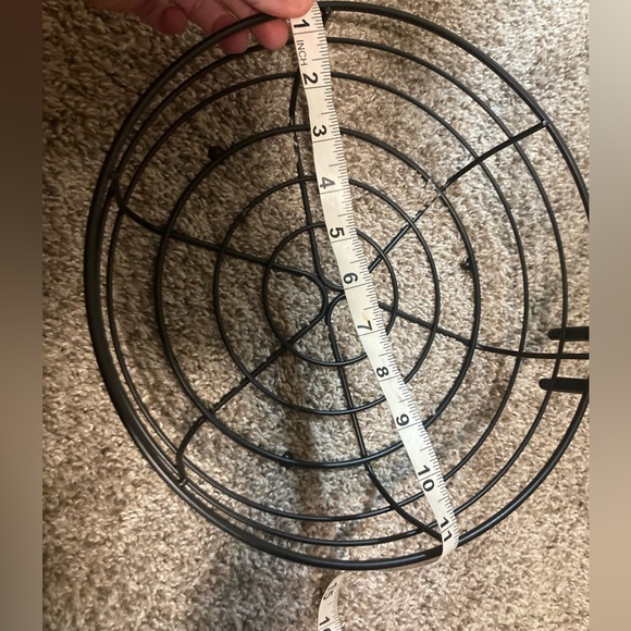 Elegant Black Wire Double Tiered Basket Organizer - Picture 8 of 9